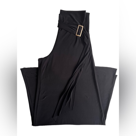 Minx Women’s Straight Wide Leg Pants with . Size XL Color Black - Picture 3 of 13